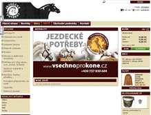 Tablet Screenshot of eshop.vsechnoprokone.cz